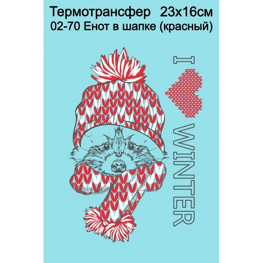 Енот в шапке