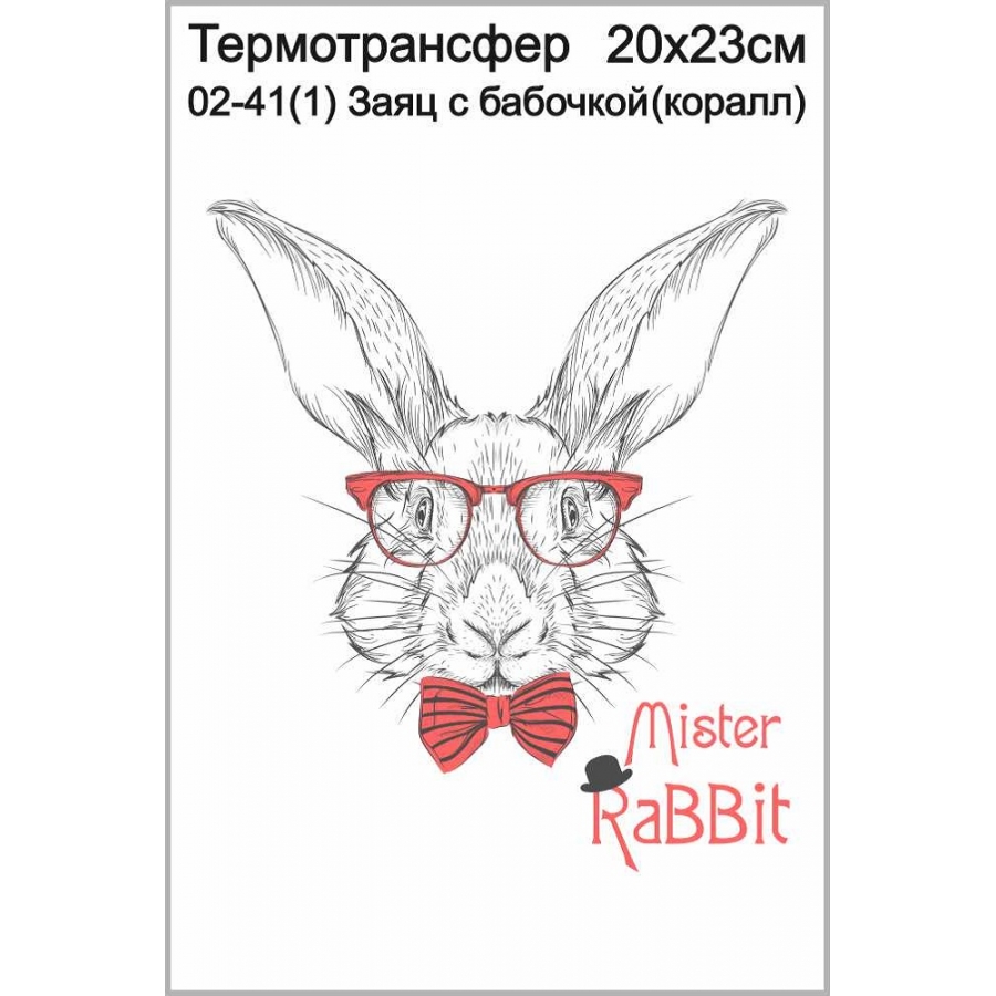 Заяц с бабочкой